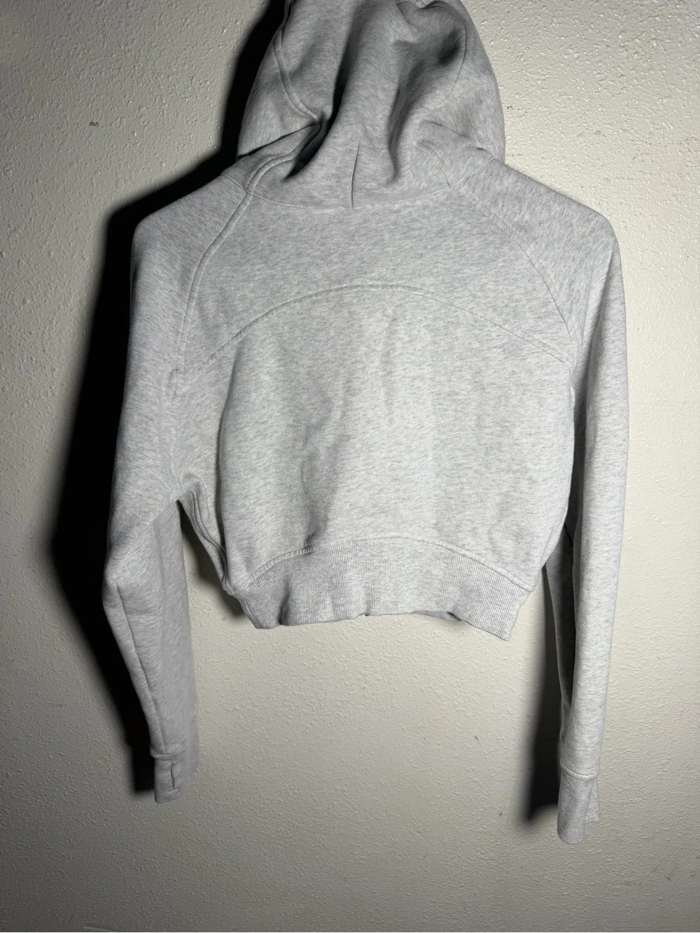 lululemon athletica Light Gray Zip Hoodie with Hood